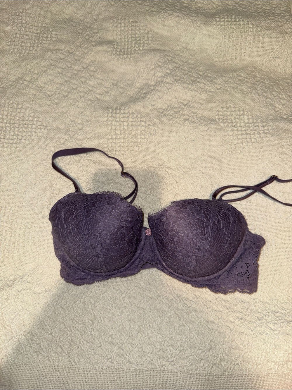 Victoria's Secret Purple Lace Push-Up Bra